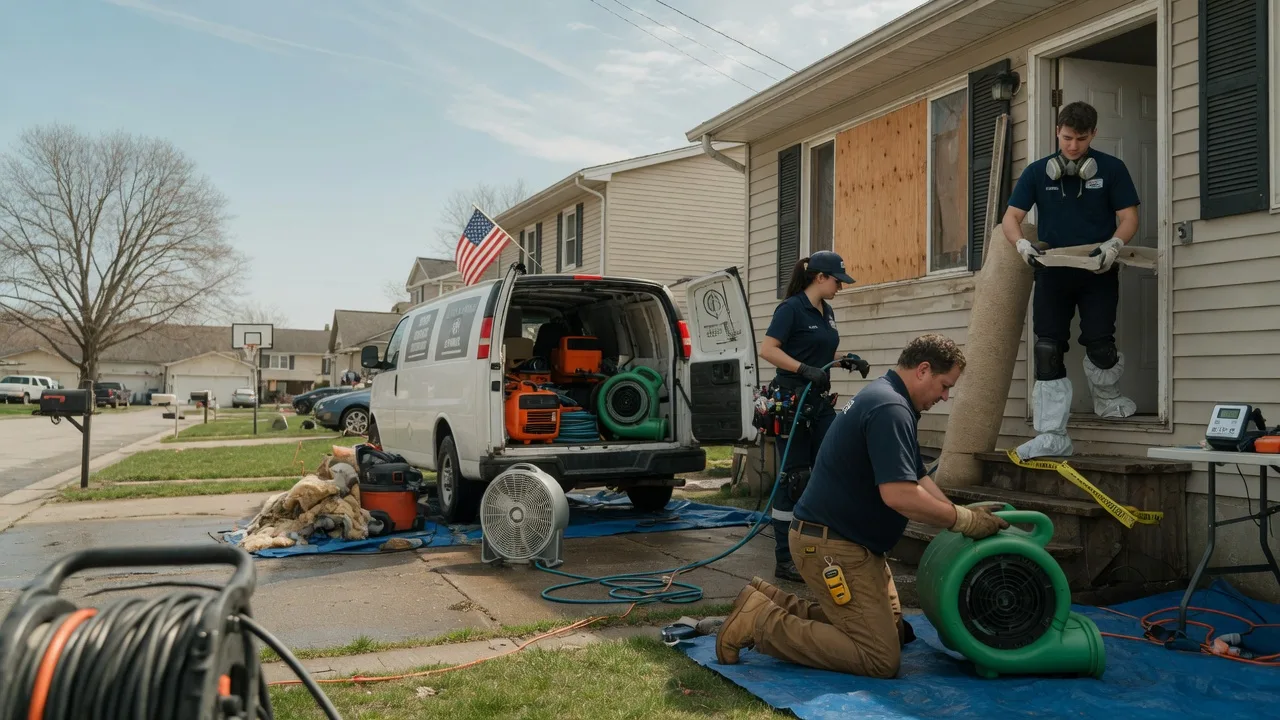 Water Damage Restoration in Burlington, TX near me